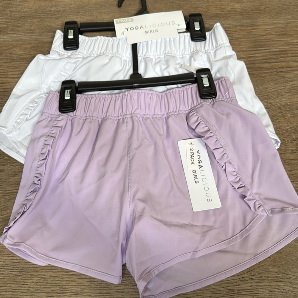 Set of 2 Yogalicious lightstreme ever after running Shorts. NWT